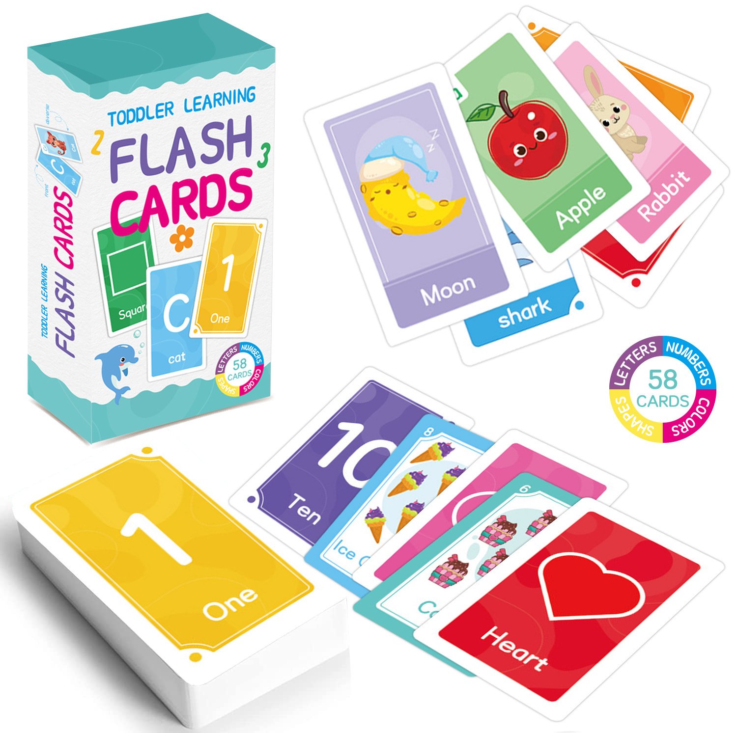 58 Pcs ABC Alphabet Flashcards - Baby Products Toys ulasan dan harga