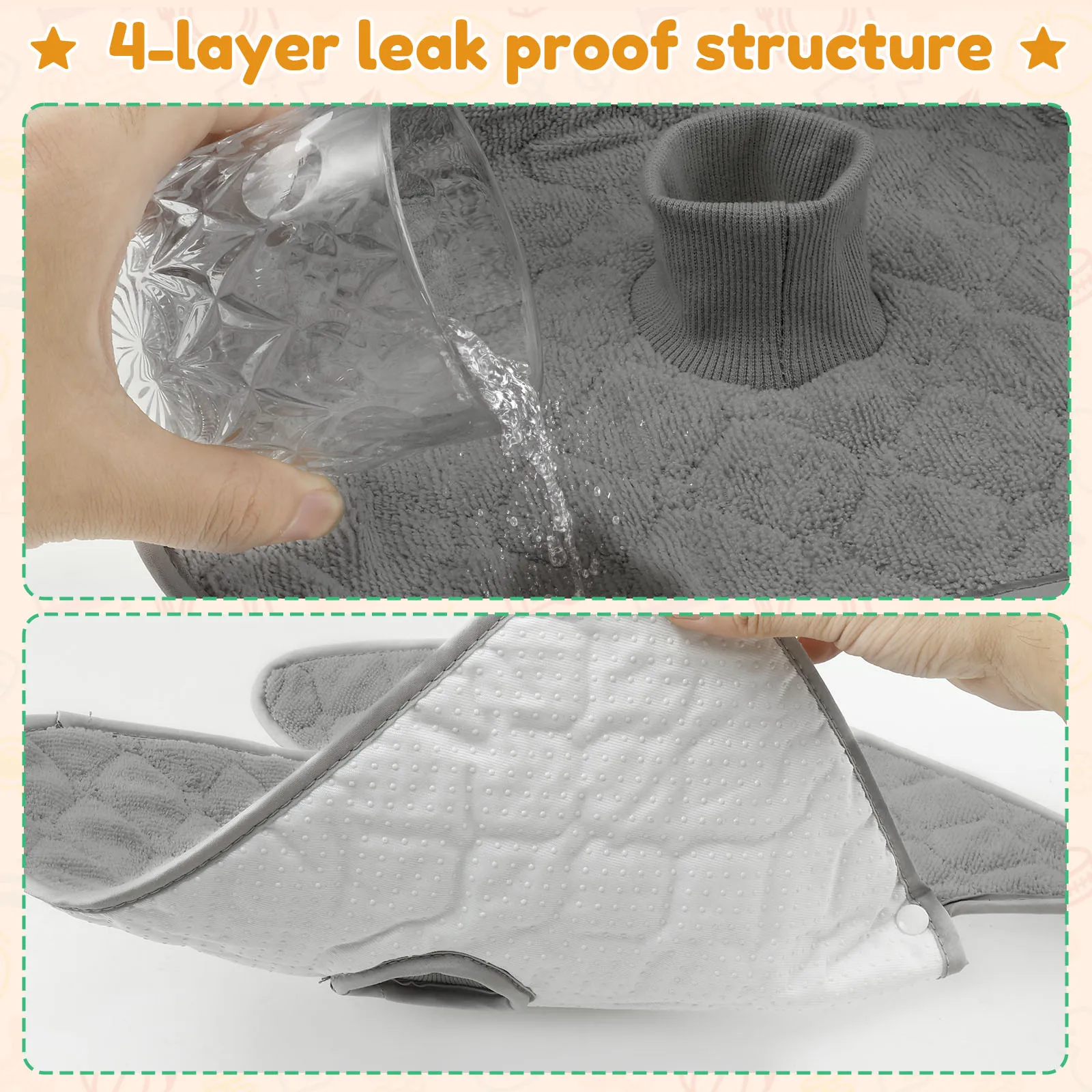 2 Pcs Baby Piddle Pad Polyeste - Infant Car Seat Cover ulasan dan harga