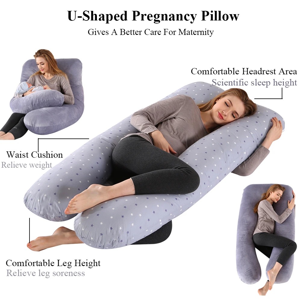 Pregnancy Pillow 130*70cm Slee - Nursing Pillow Breastfeeding ulasan dan harga