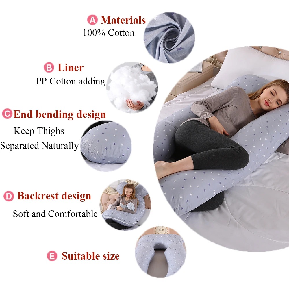 Pregnancy Pillow 130*70cm Slee - Nursing Pillow Breastfeeding ulasan dan harga